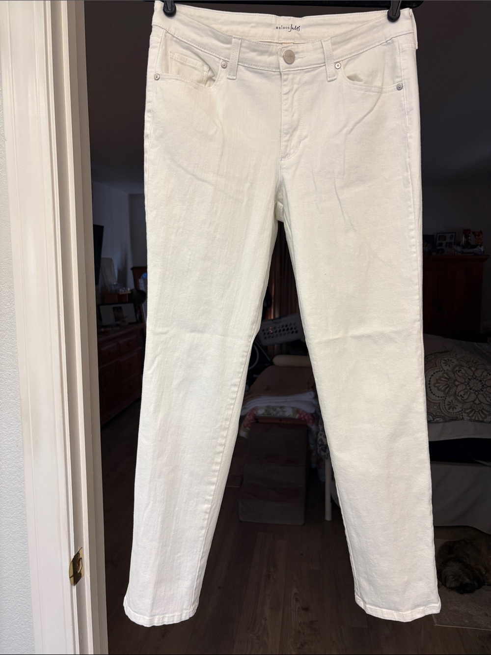 Maison Jules White Skinny Jeans